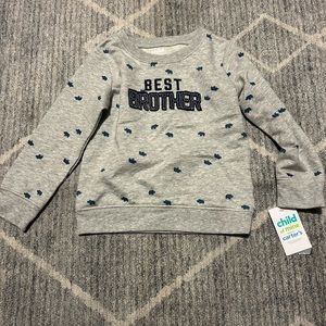 NWT Carters Best Brother shirt 24m